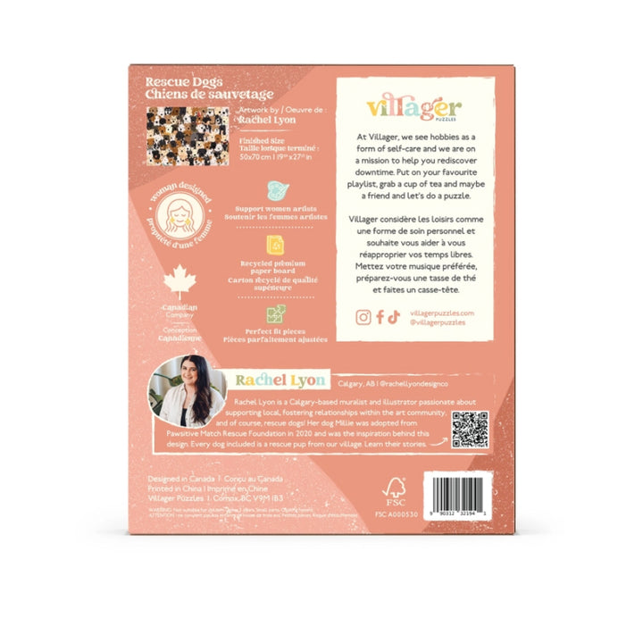 Villager Puzzles - Rescue Dogs | 1000-Piece Puzzle