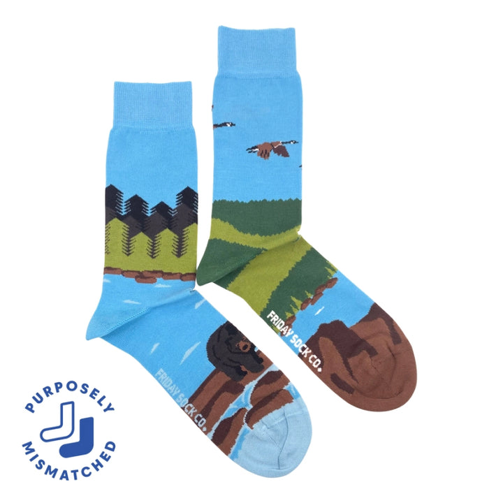 Friday Sock Co. - Men's Canadian Shield Canadian Landscape Socks