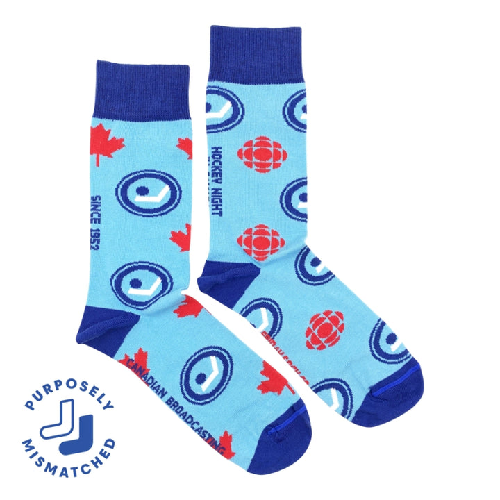 Friday Sock Co. - Men's Cbc Hockey Night in Canada Mismatched Socks