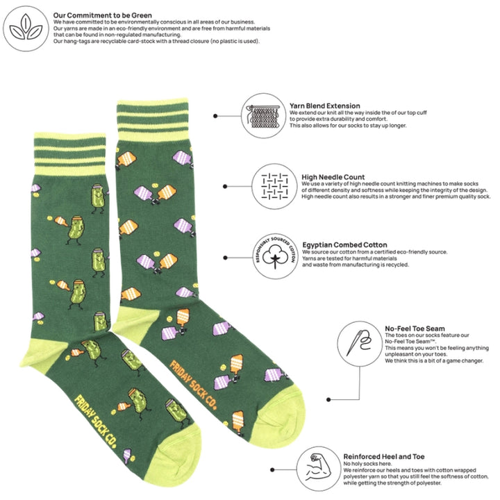 Friday Sock Co. - Men's Pickleball Socks