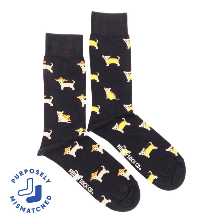 Friday Sock Co. - Men's Taco Dog Socks