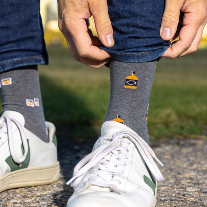 Friday Sock Co. - Men's Whiskey & Glass Socks
