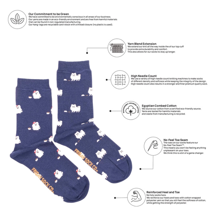Friday Sock Co. - Women's Pomeranian Socks