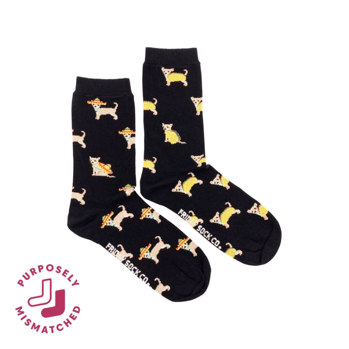Friday Sock Co. - Women's Taco Dog Socks