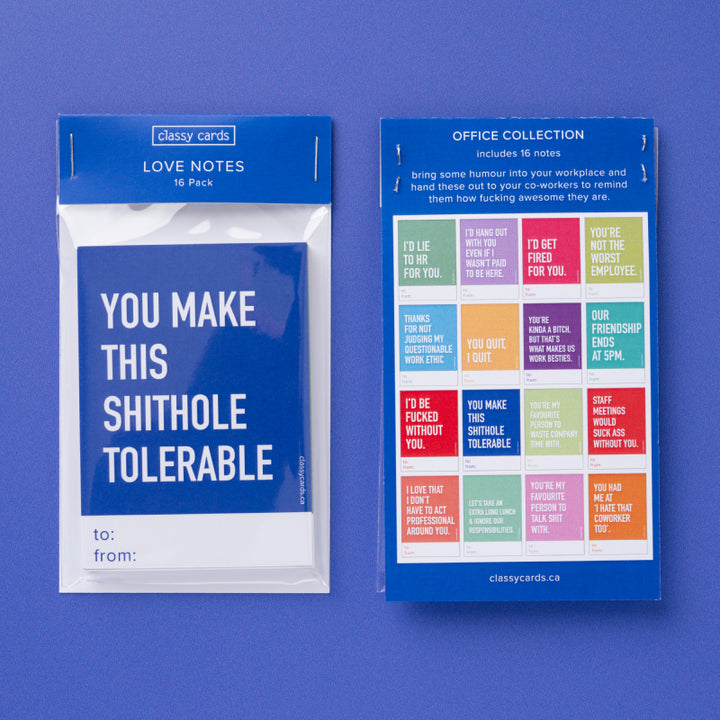 Classy Cards - Love Notes - Office Collection