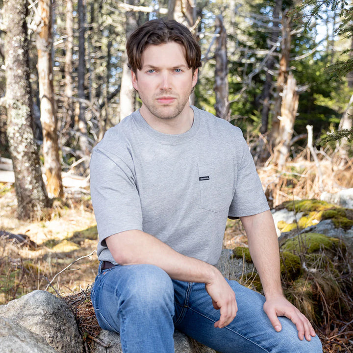 Stanfield's Relaxed Fit Midweight Cotton Pocket T-Shirt