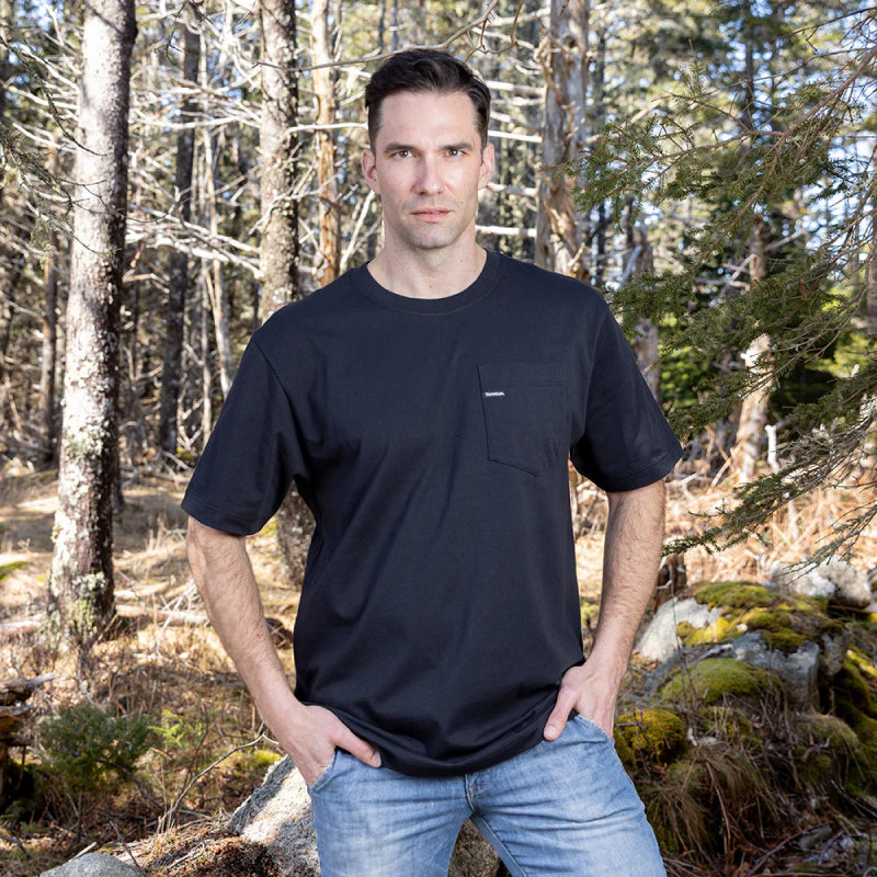 Stanfield's Relaxed Fit Midweight Cotton Pocket T-Shirt