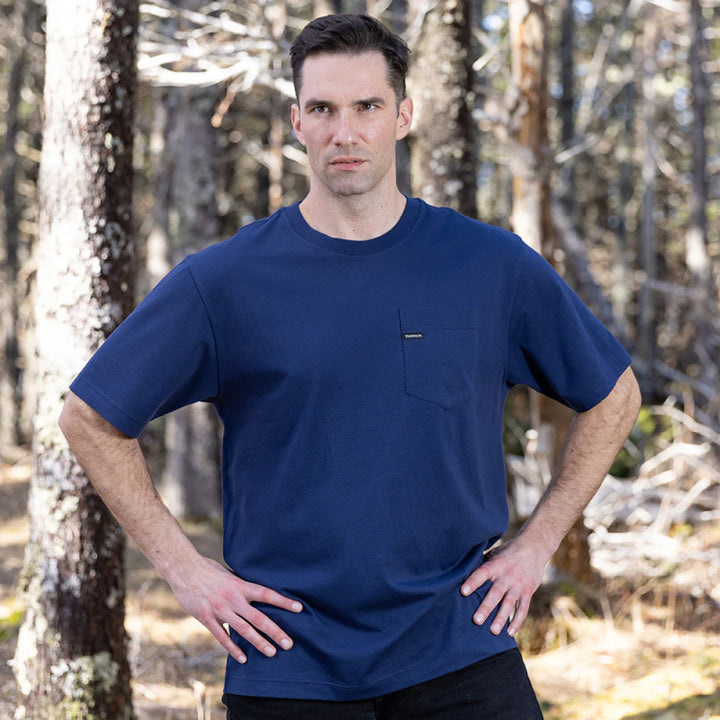 Stanfield's Relaxed Fit Midweight Cotton Pocket T-Shirt