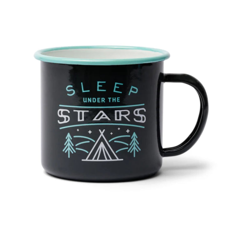 Gentlemen's Hardware Enamel Mug - Sleep Under the Stars 11 oz