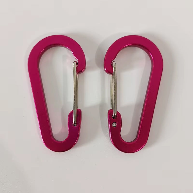 Aluminum Hook Carabiner Clip Keychain