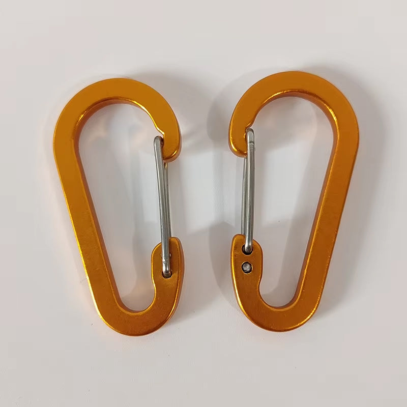 Aluminum Hook Carabiner Clip Keychain