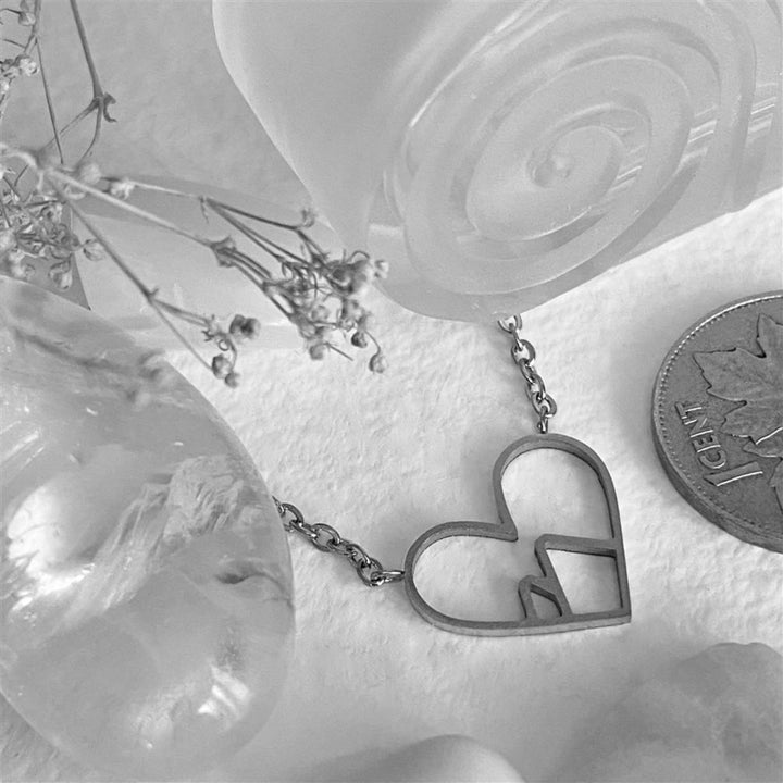 Pika & Bear "Burgess" Heart of the Mountains Charm Necklace