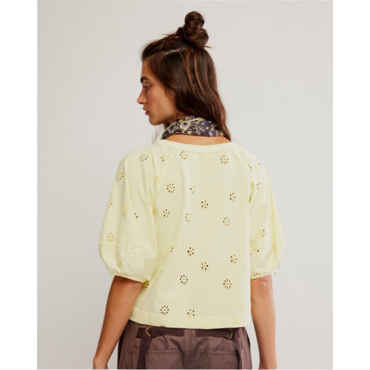 Free People Jessie Eyelit Tee