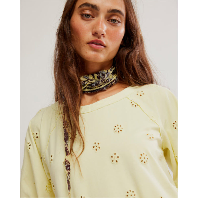 Free People Jessie Eyelit Tee