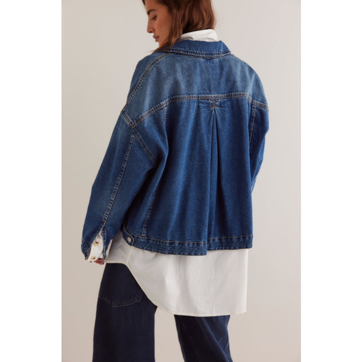 Free People Opal Swing Denim Jacket