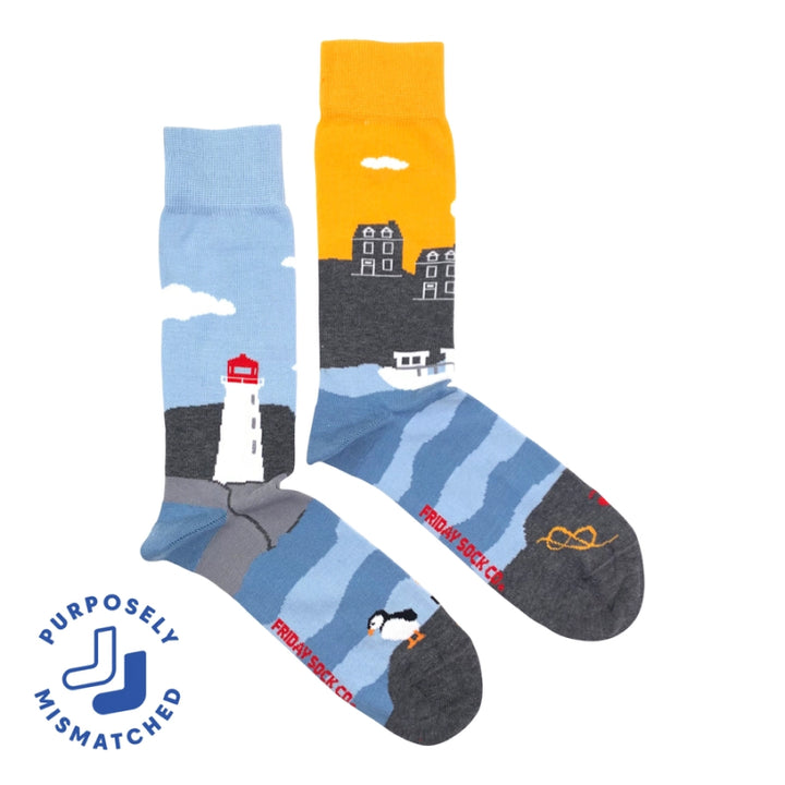 Friday Sock Co. Men's East Coast Canadian Landscape Socks