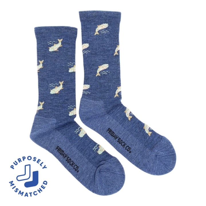 Friday Sock Co. Men's Fish Merino Wool Socks