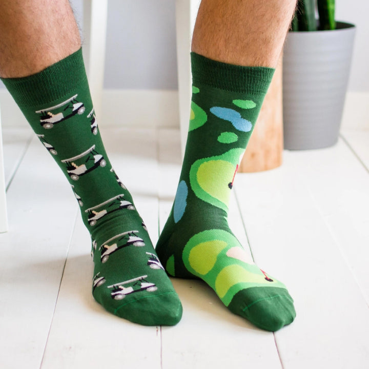 Friday Sock Co. Men's Golf & Golf Cart