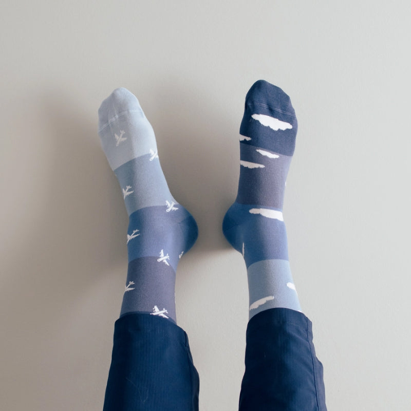 Friday Sock Co. Men’s Planes & Clouds Socks