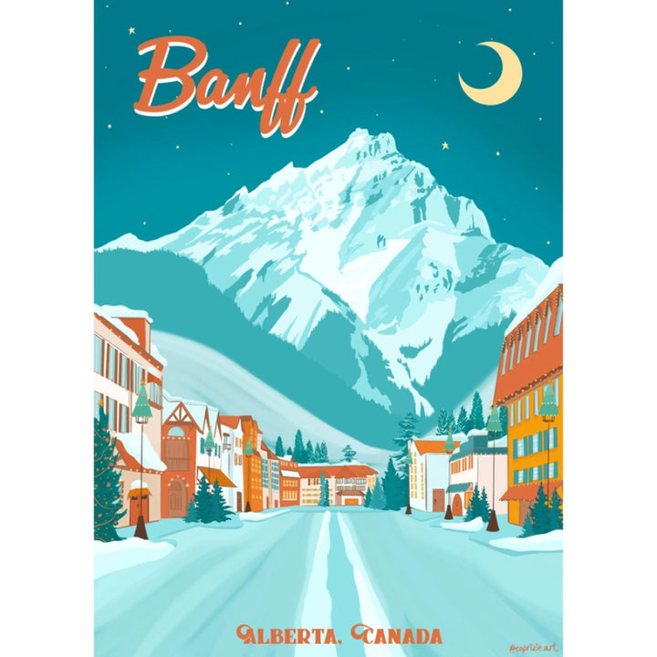 Villager Puzzles Banff Moonlight | 500-Piece Puzzle | Designed in Canada