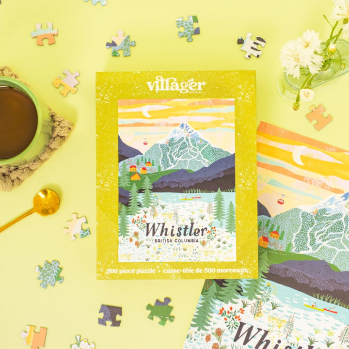Villager Puzzles Whistler Mountain | 500-Piece Puzzle | Designed in Canada