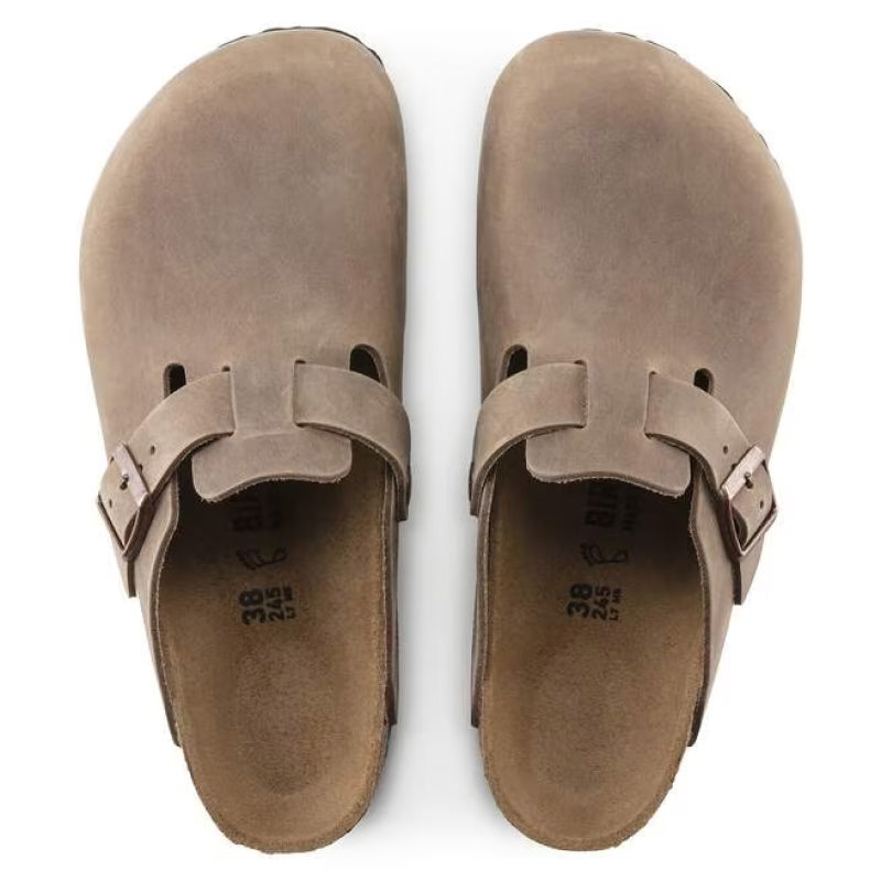 Birkenstock Boston Tobacco Oiled Leather - Regular