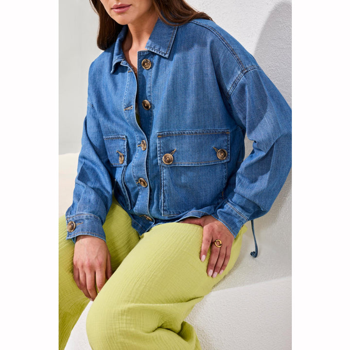 Tribal Jacket With Back Adjustment