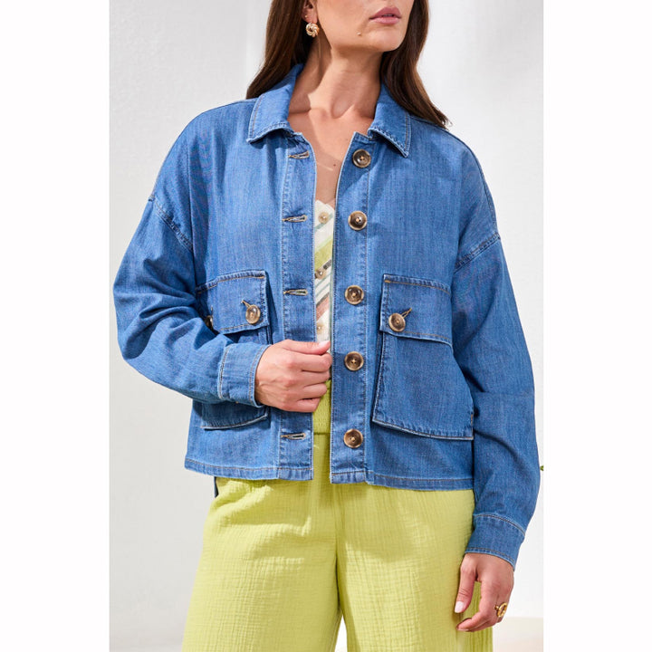 Tribal Jacket With Back Adjustment