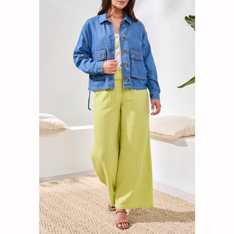 Tribal Jacket With Back Adjustment