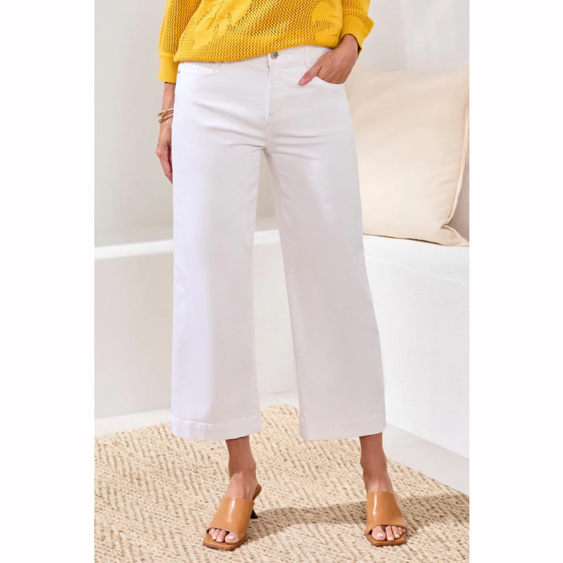 Tribal Audrey Hugging Crod Wide Leg Boundless Stretch Denim