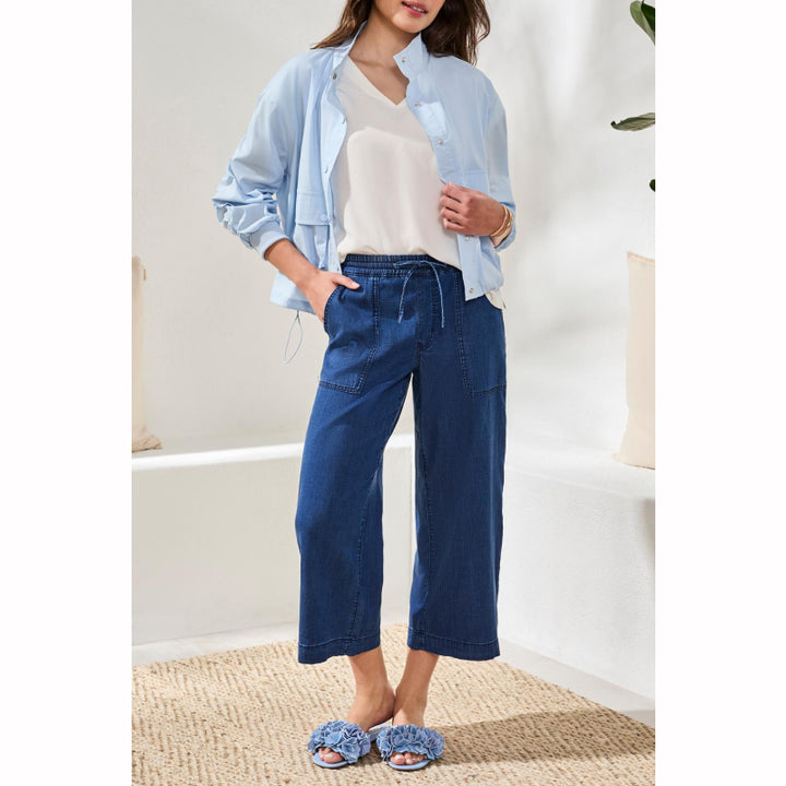 Tribal Audrey Wide Crop Jogger