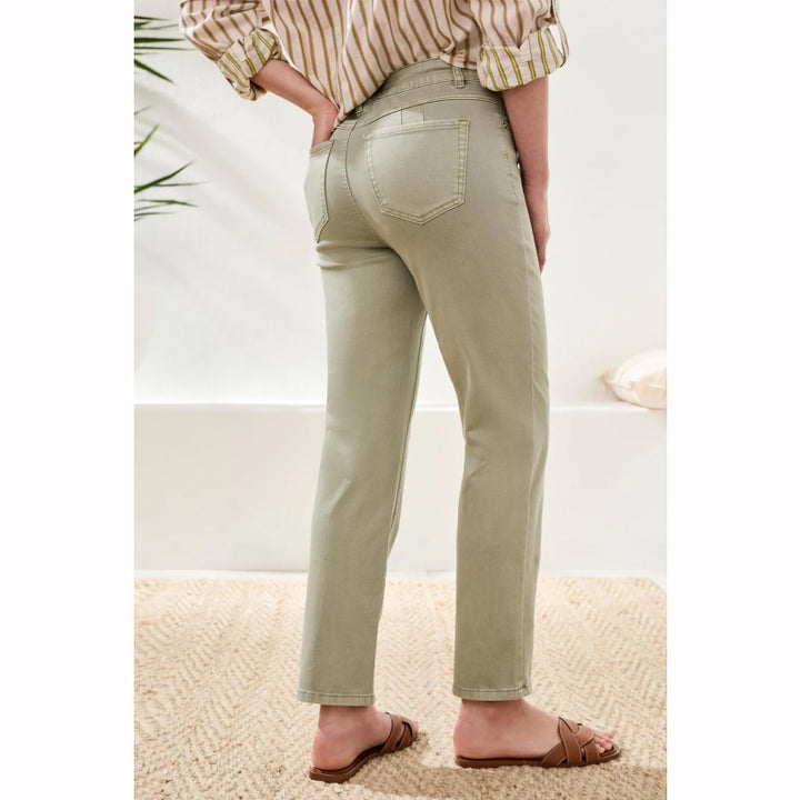 Tribal Sophia Curvy Hugging Straight Ankle Jeans