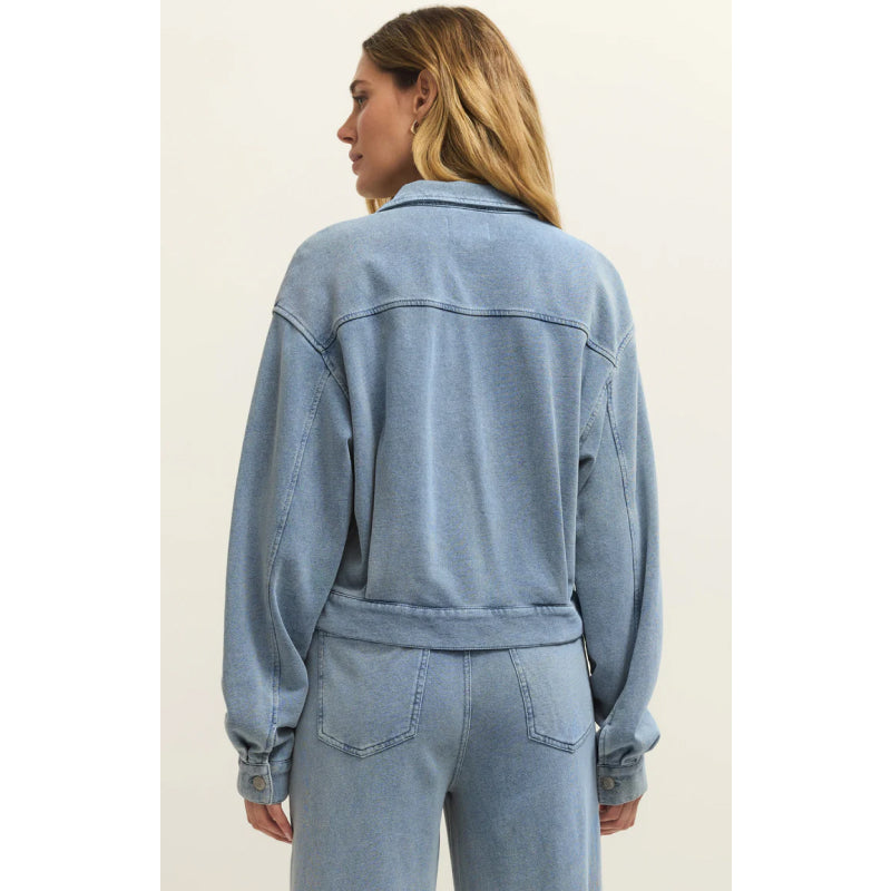 Z Supply Heritage Knit Denim Jacket