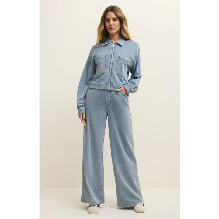 Z Supply Heritage Knit Denim Jacket