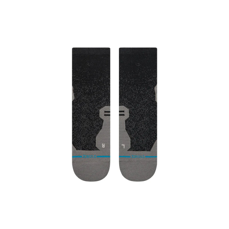 Stance Run Powder Split Light Quarter Socks