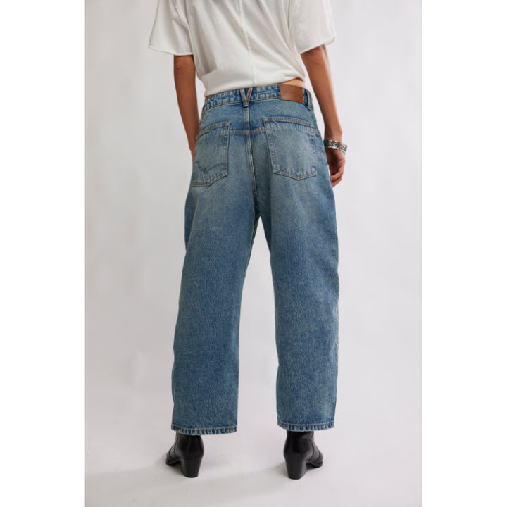 Free People We The Free Deep Trance Dropped Boyfriend Jeans - From Beyond