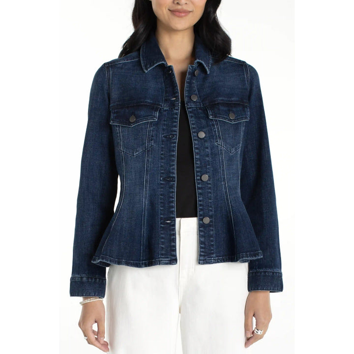 Liverpool Fit And Flare Trucker Jacket