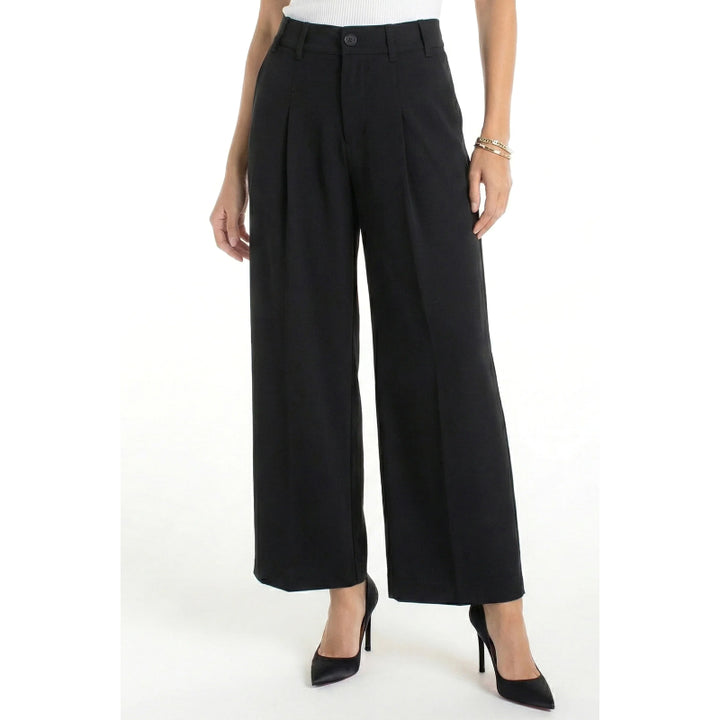 Liverpool High Rise Pleated Wide Leg Trouser