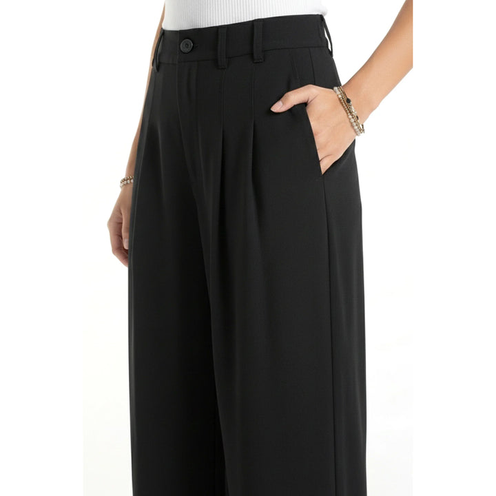Liverpool High Rise Pleated Wide Leg Trouser