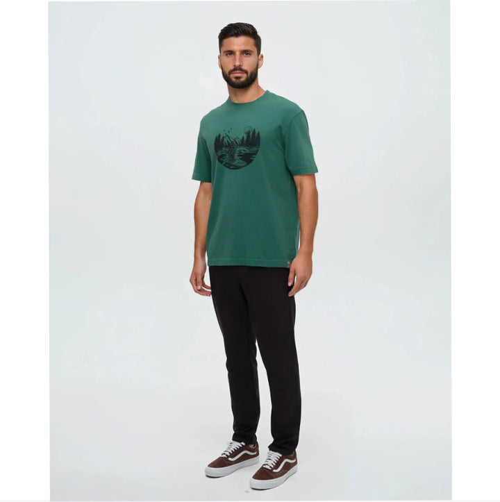 T-shirt Portal « Lake Life » régénératif pour homme Tentree