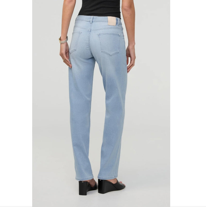 DU/ER Performance Denim Mid Rise Straight - Desert Blue
