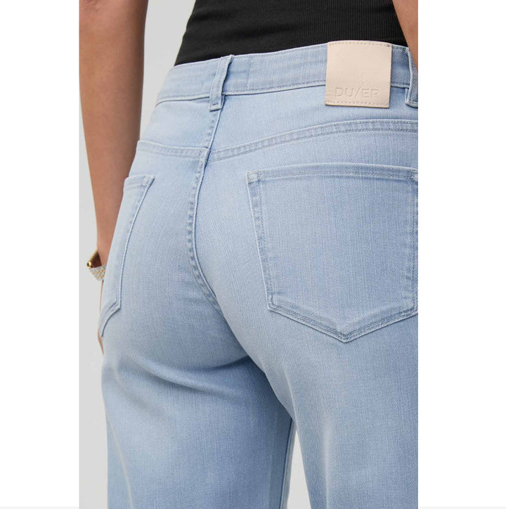 DU/ER Performance Denim Mid Rise Straight - Desert Blue