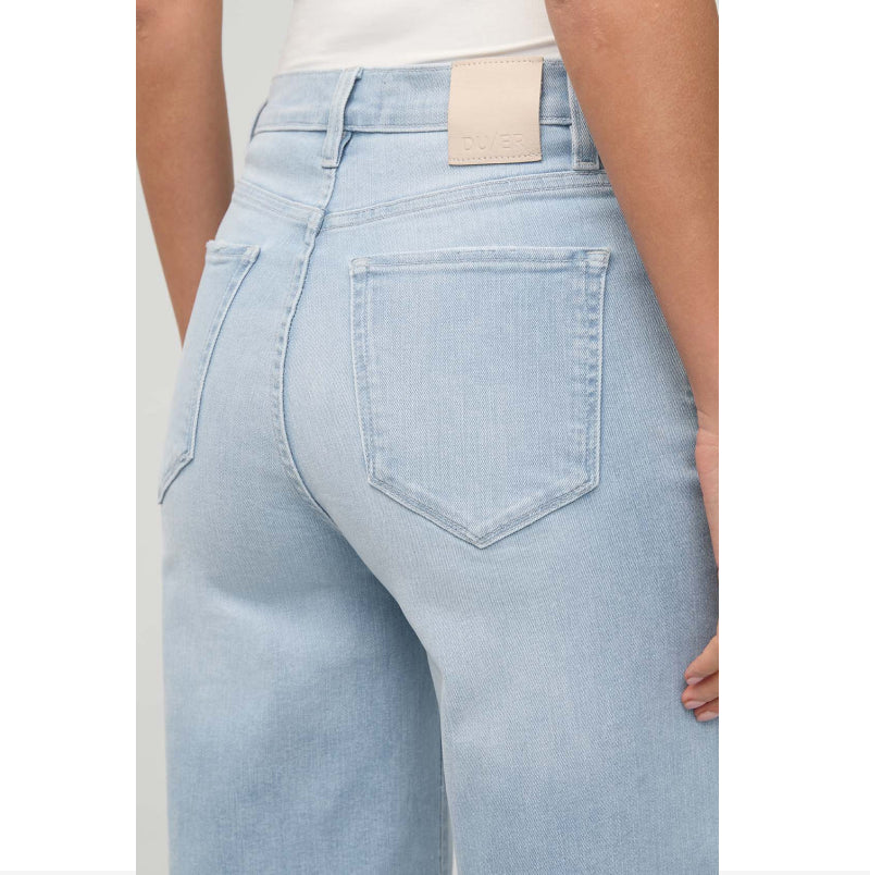 DU/ER Performance Denim+ High Rise Wide Leg Crop - Zephyr