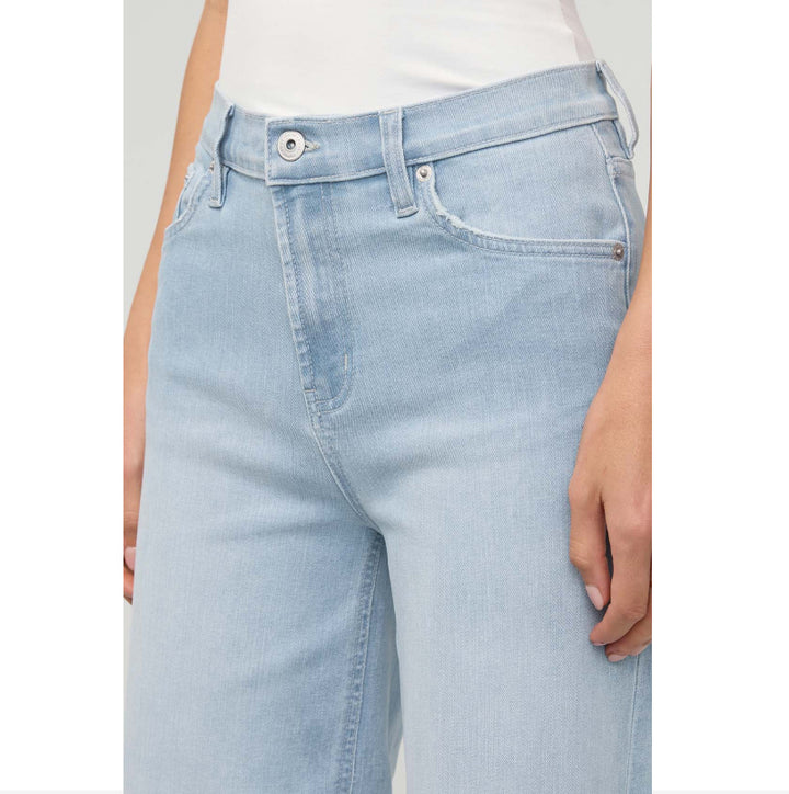 DU/ER Performance Denim+ High Rise Wide Leg Crop - Zephyr