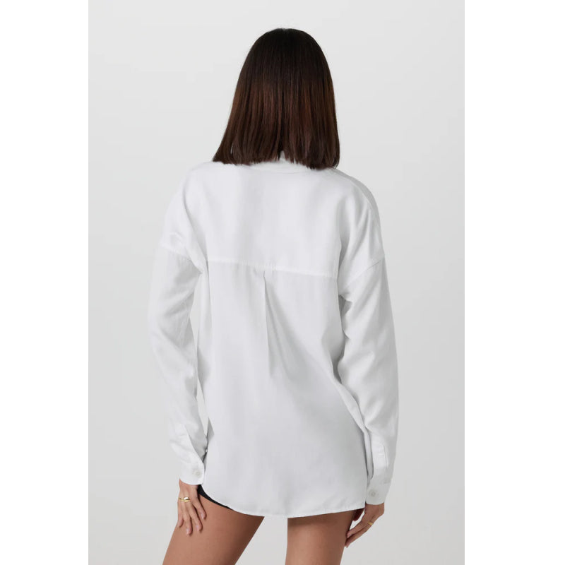 Chemise boutonnée en twill Vuori Trestles