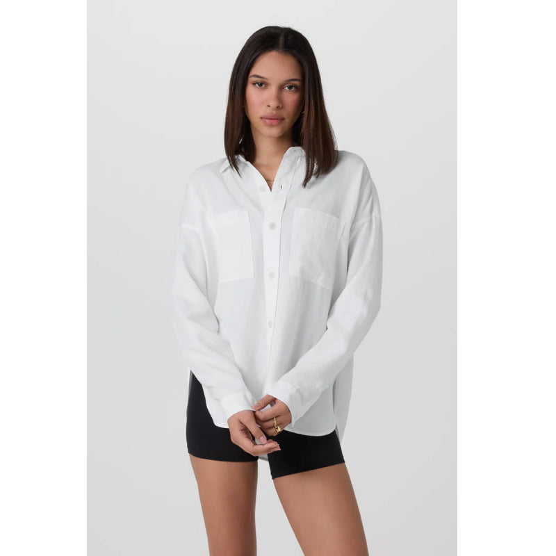 Chemise boutonnée en twill Vuori Trestles