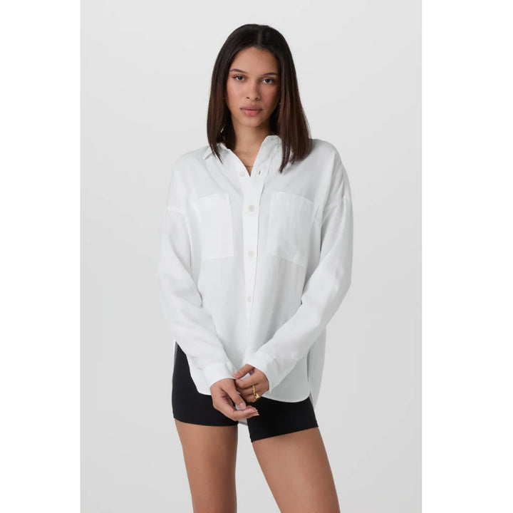 Chemise boutonnée en twill Vuori Trestles
