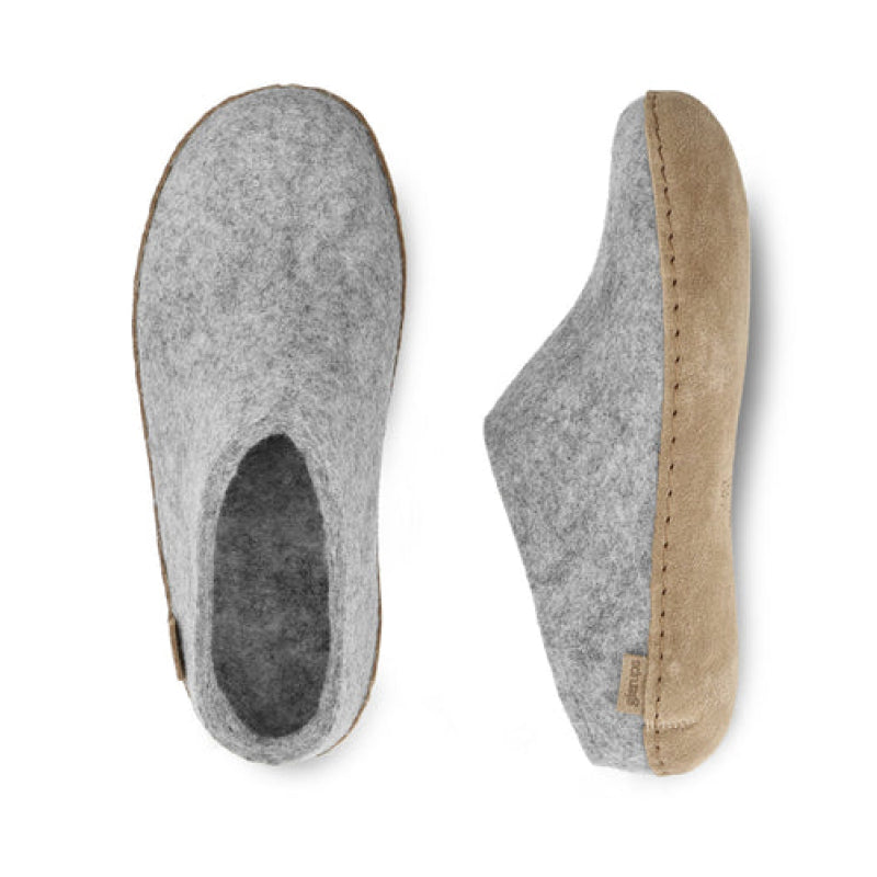 Glerups Slip-On - Leather - Grey