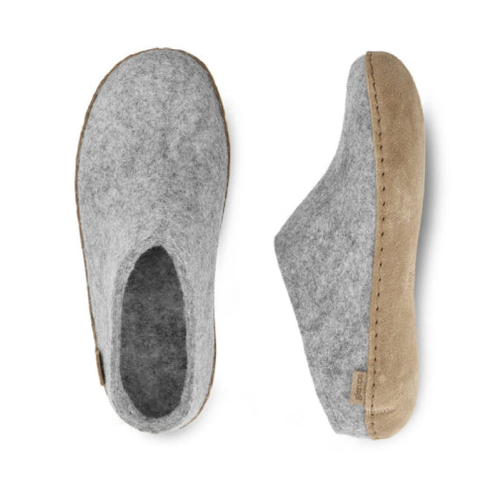 Glerups Slip-On - Leather - Grey