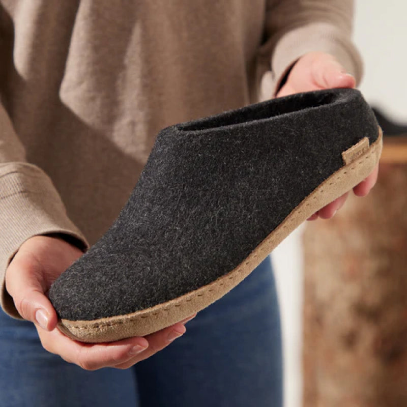 Glerups Slip-On - Leather - Charcoal